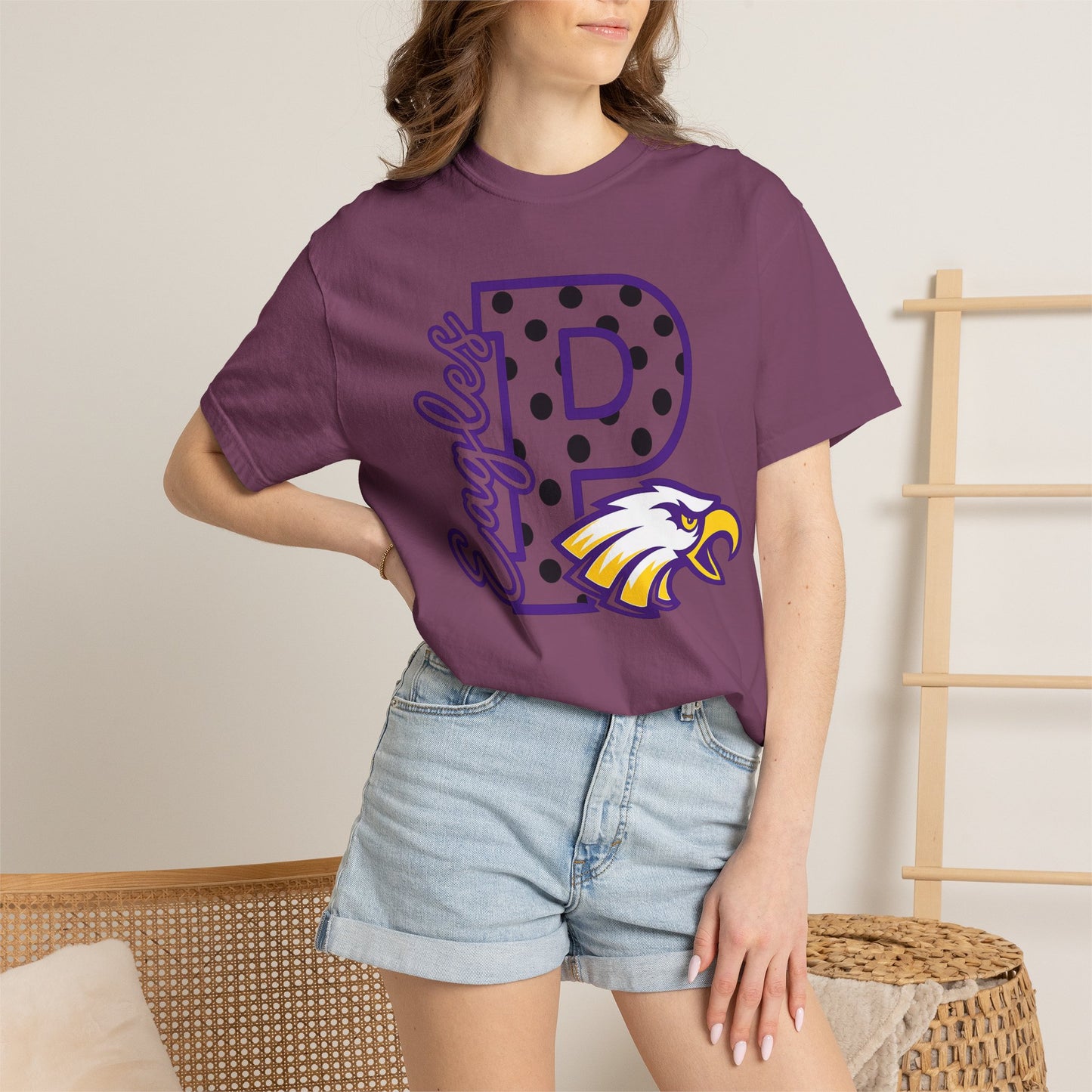 Pecos Polka Dot Pride Comfort Color Tee - 8 Colors