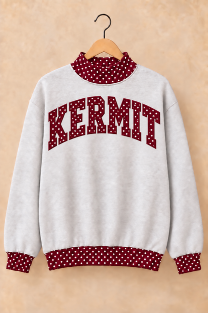 Kermit Yellow Jackets Mockneck - Grey