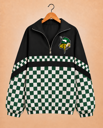 Valpo Vikings Checkered Windbreaker