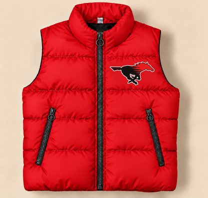 Shallowater Mustangs Classic Puffer Vest - PREORDER