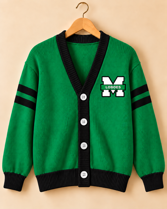 Monahans Game Day Varsity Cardigan | Adult & Children’s - black