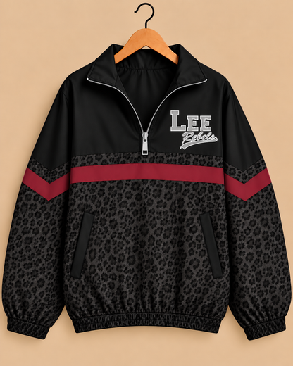 Midland Lee Midnight Leopard Windbreaker