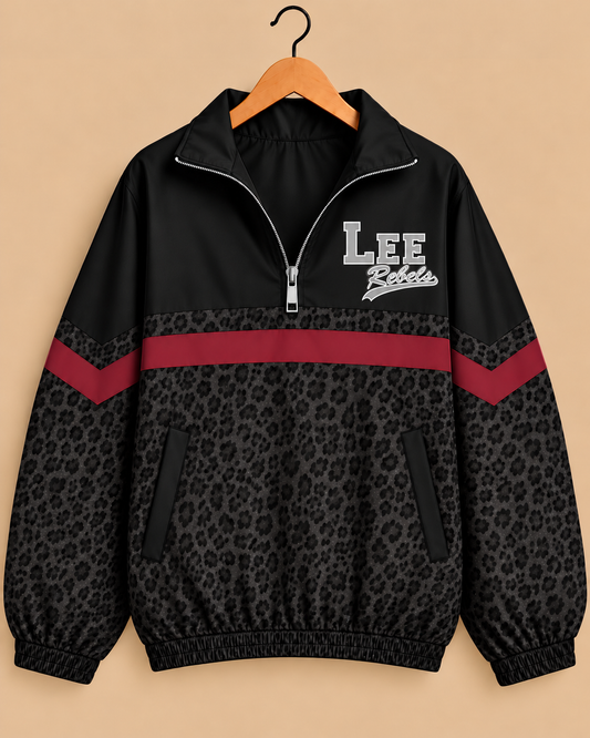 Midland Lee Midnight Leopard Windbreaker