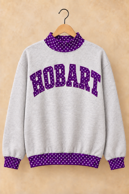 Hobart Brickies Mockneck - Grey