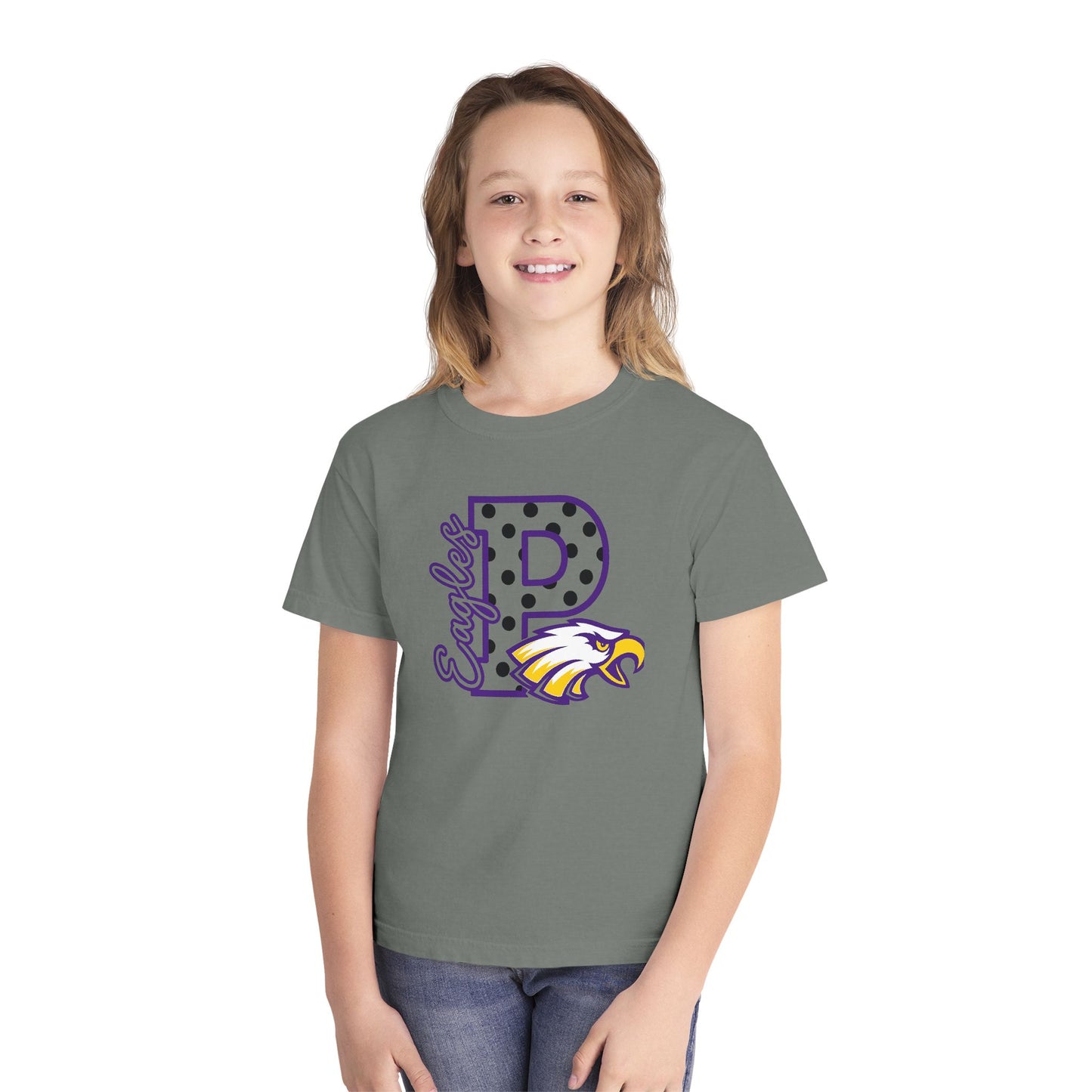 Youth Pecos Polka Dot Pride - Comfort Color Tee - 9 Colors