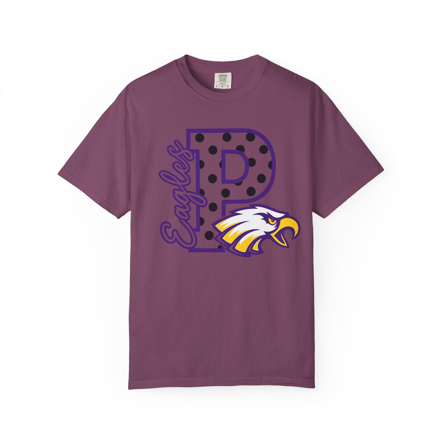Pecos Polka Dot Pride Comfort Color Tee - 8 Colors