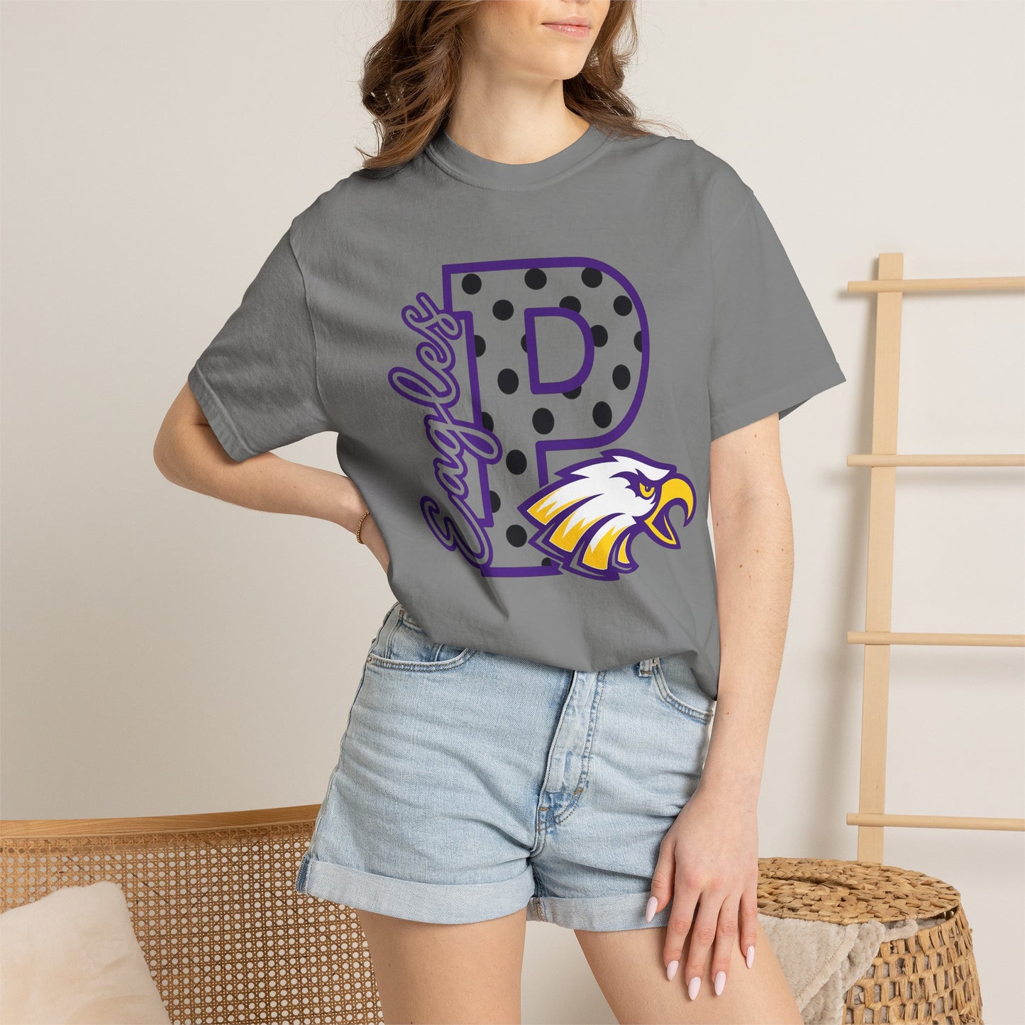 Pecos Polka Dot Pride Comfort Color Tee - 8 Colors