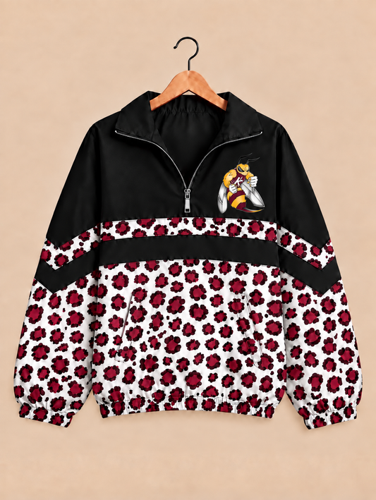 Kermit Yellow Jackets Prowler Print Windbreaker
