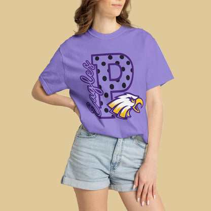 Pecos Polka Dot Pride Comfort Color Tee - 8 Colors