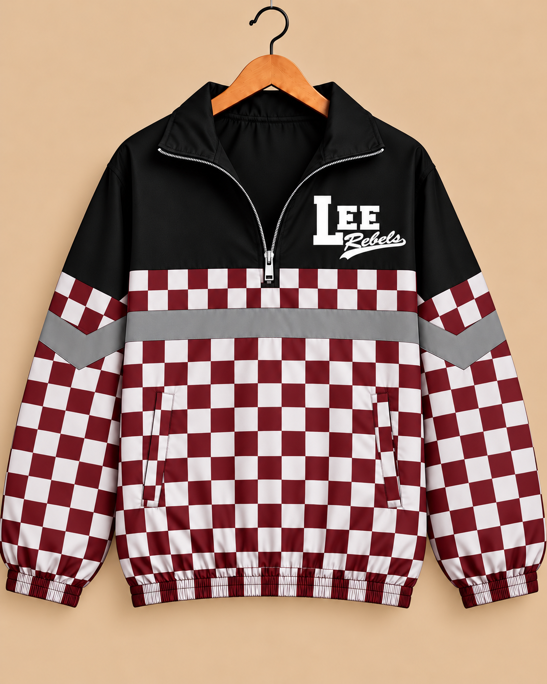 Midland Lee Checkered Windbreaker