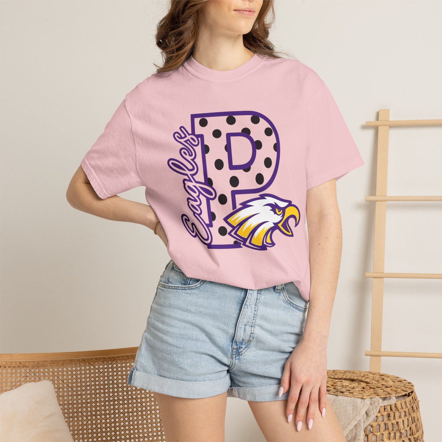 Pecos Polka Dot Pride Comfort Color Tee - 8 Colors