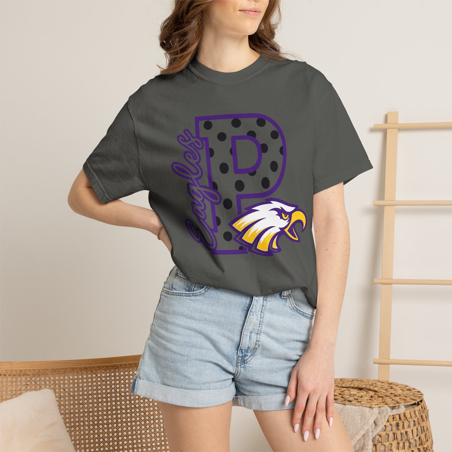 Pecos Polka Dot Pride Comfort Color Tee - 8 Colors