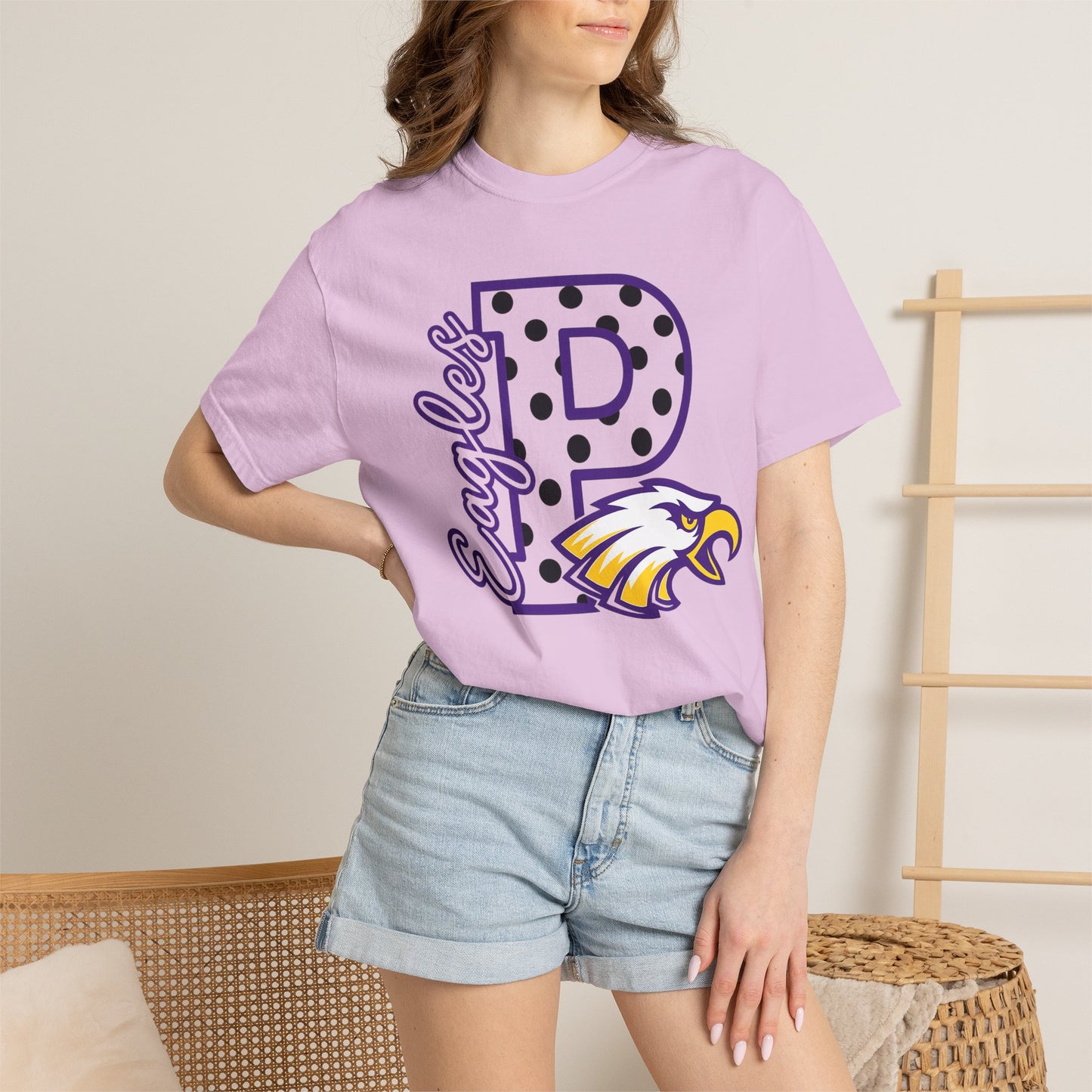 Pecos Polka Dot Pride Comfort Color Tee - 8 Colors