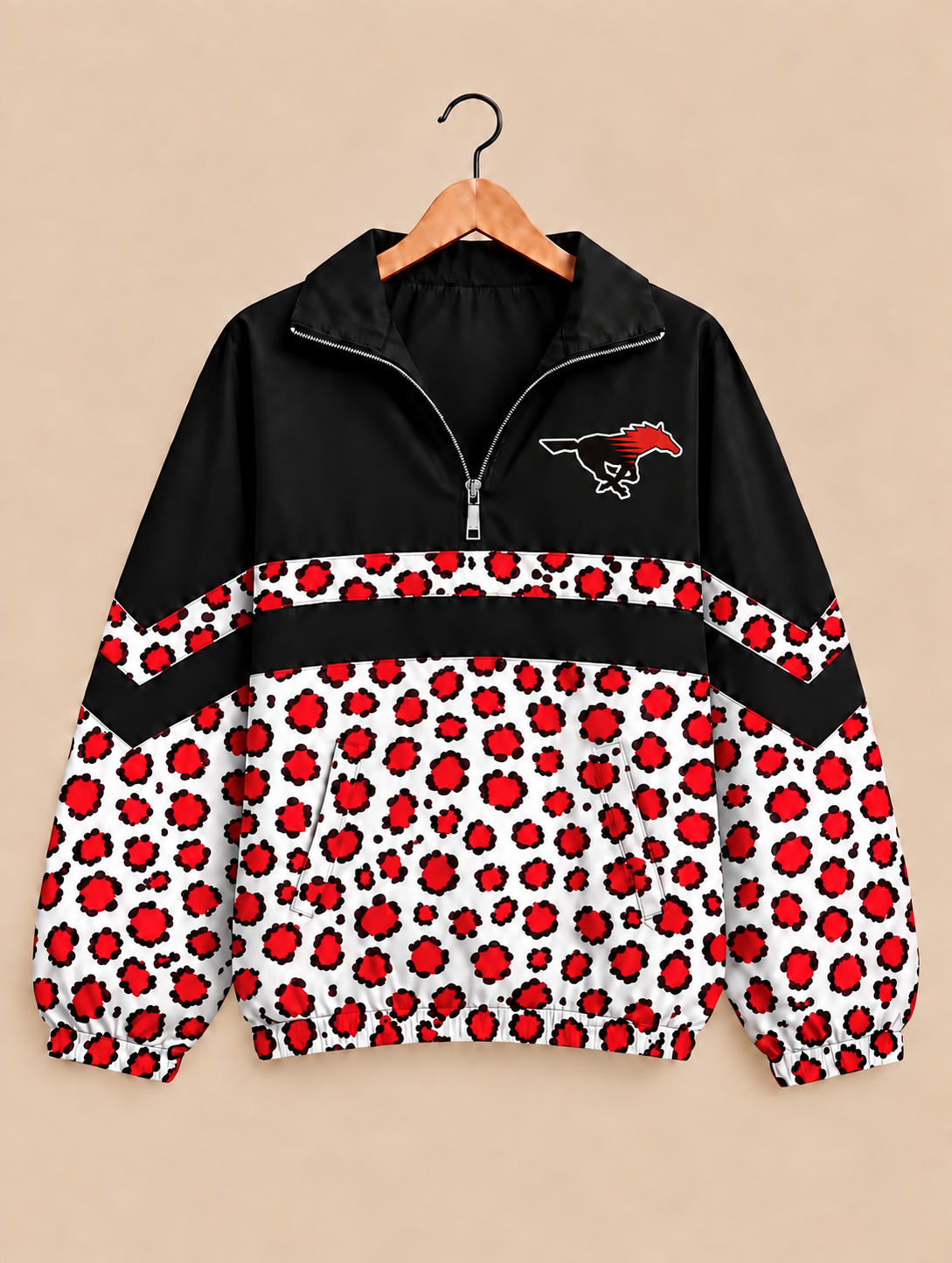 Shallowater Mustangs Prowler Print Windbreaker