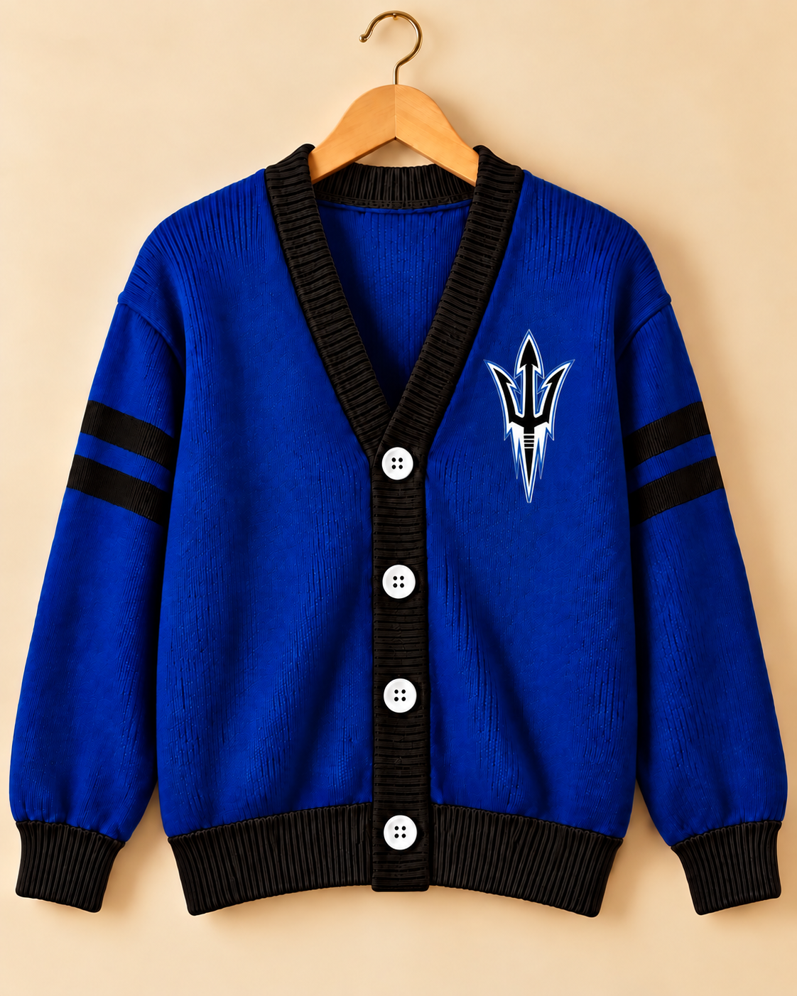 Presidio Game Day Varsity Cardigan | Adult & Children’s - black