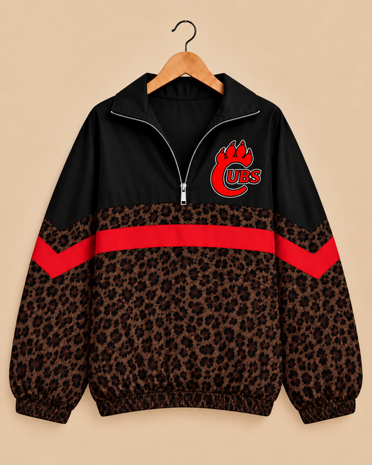 Brownfield Brown Leopard Windbreaker