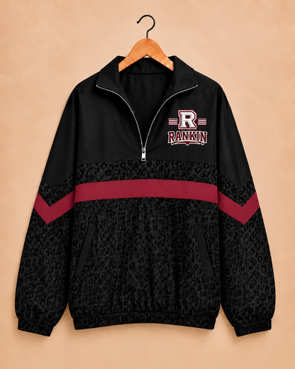 Rankin Red Devils Midnight Leopard Windbreaker