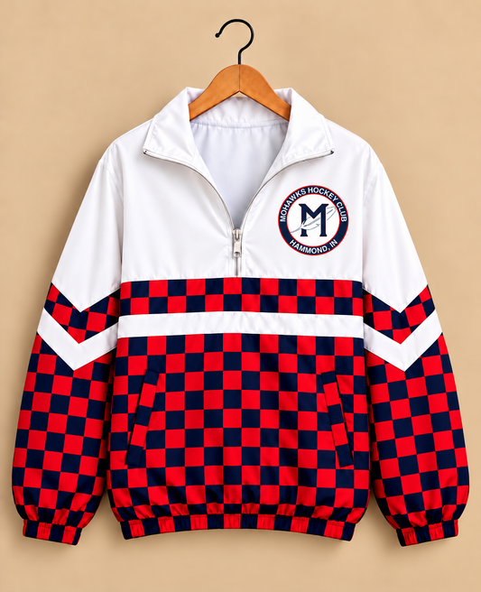 Mohawks Hockey Checkered Windbreaker