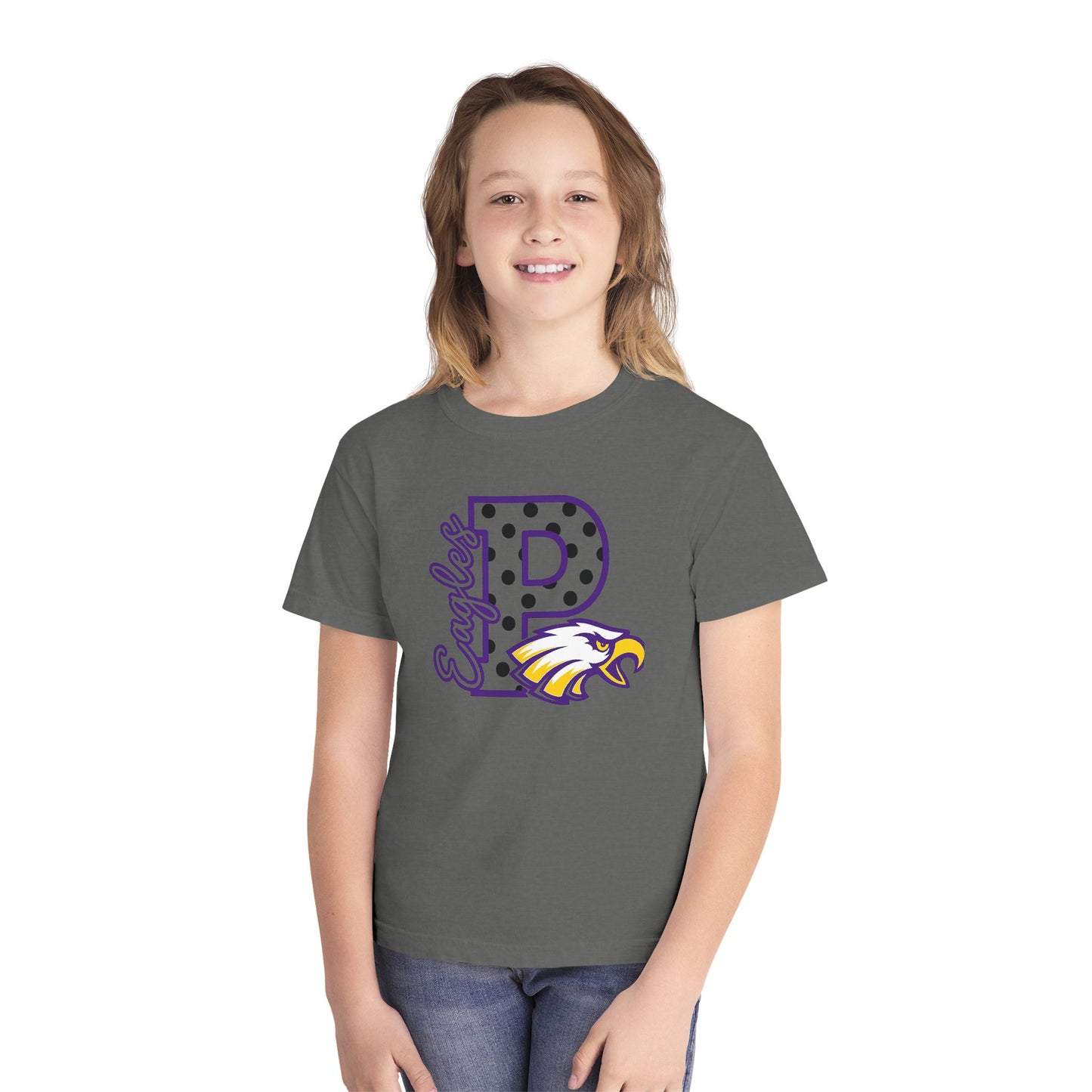 Youth Pecos Polka Dot Pride - Comfort Color Tee - 9 Colors