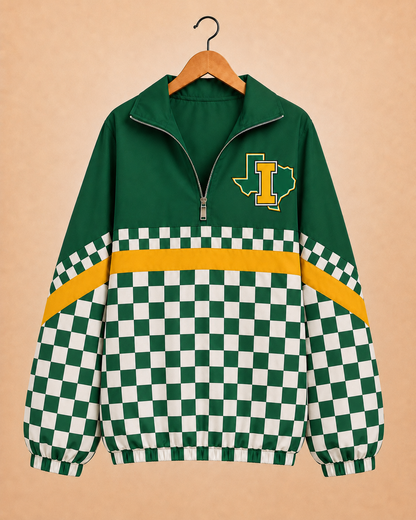 Game Day Checkered Idalou Windbreaker