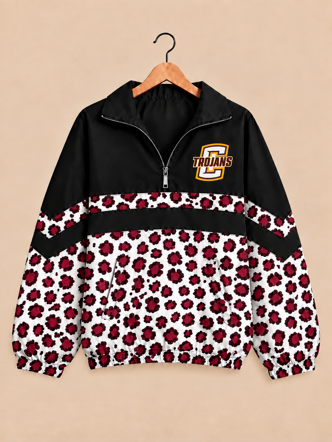 Chesterton Trojans Prowler Print Windbreaker