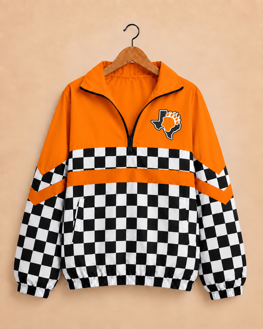 McCamey Badgers Checkered Windbreaker