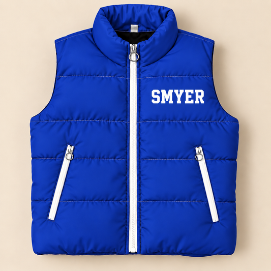 Custom Classic Smyer Puffer Vest - PREORDER