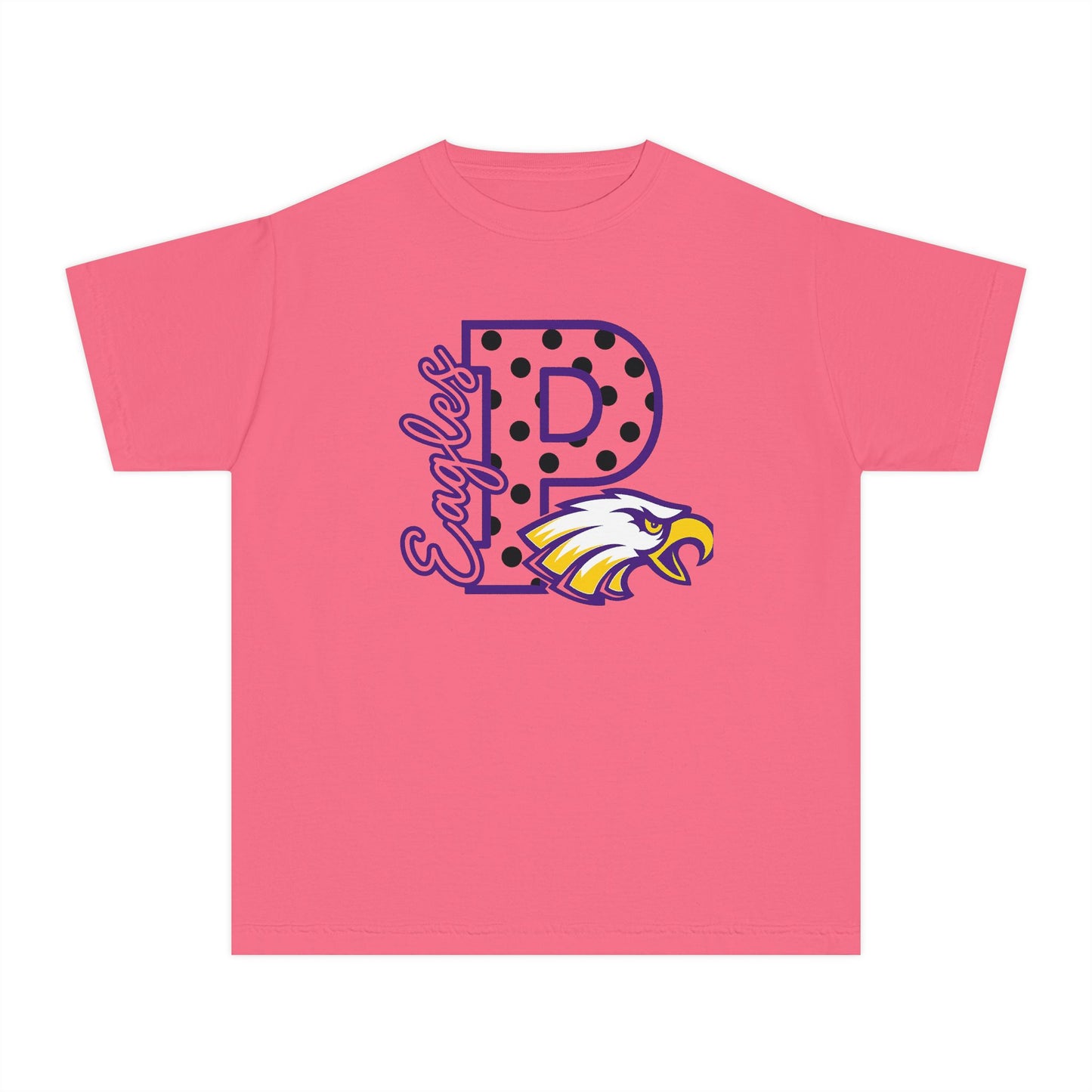 Youth Pecos Polka Dot Pride - Comfort Color Tee - 9 Colors