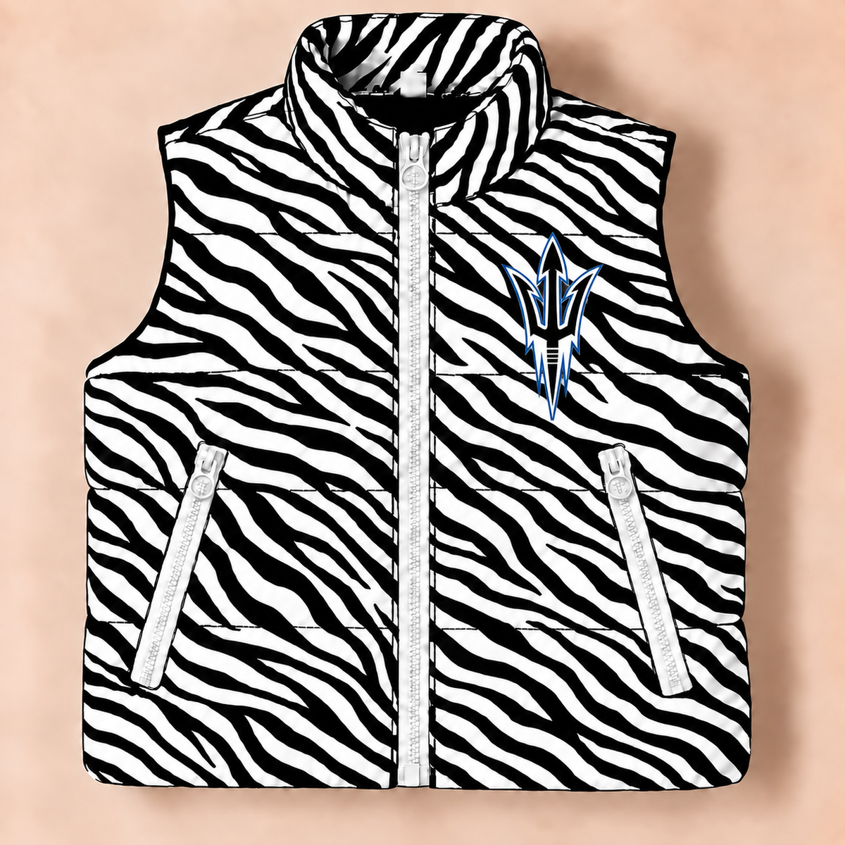Presidio Zebra Puffer Vest - PREORDER