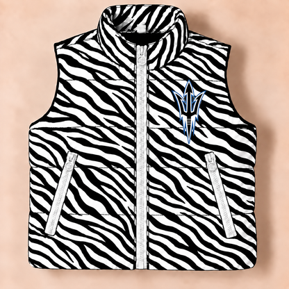 Presidio Zebra Puffer Vest - PREORDER
