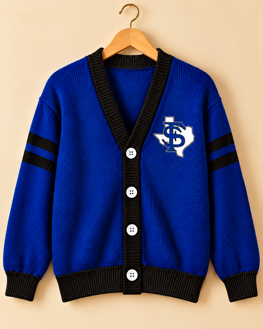 Fort Stockton Game Day Varsity Cardigan | Adult & Children’s - black