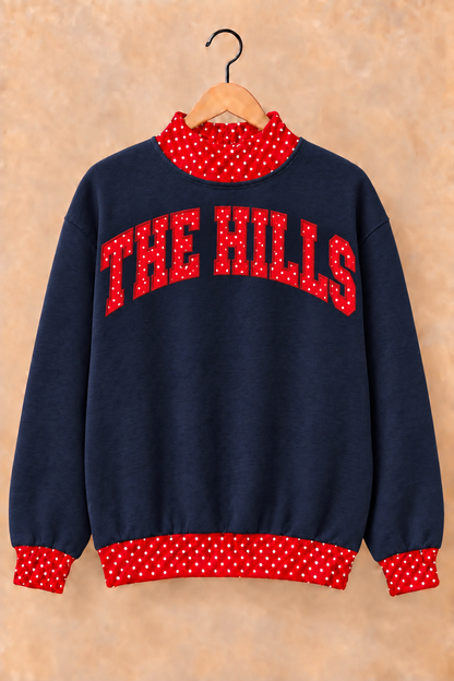 Richland Royals Mockneck - Navy