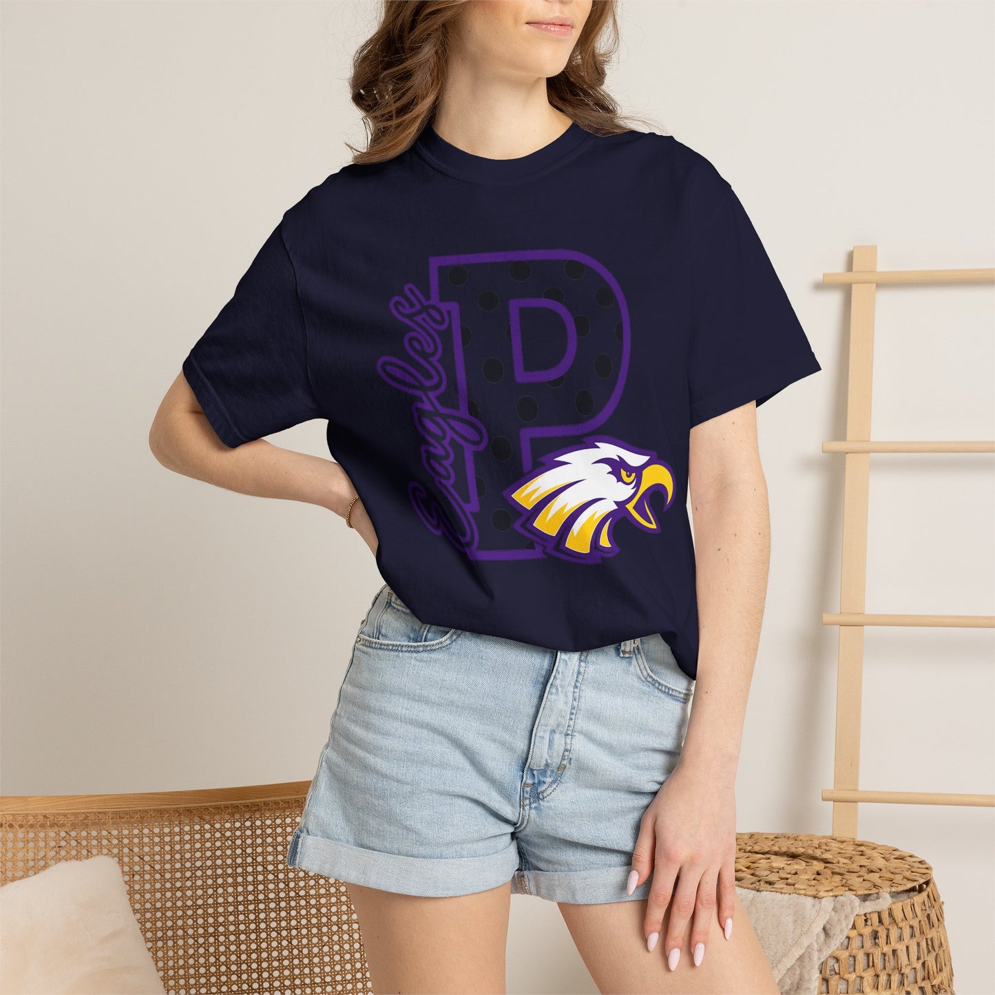 Pecos Polka Dot Pride Comfort Color Tee - 8 Colors