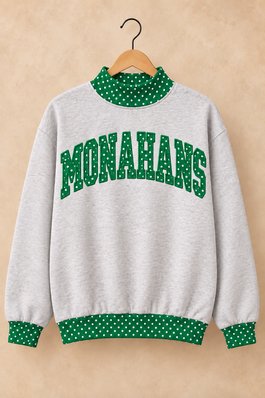 Monahans Loboes Mockneck - Grey