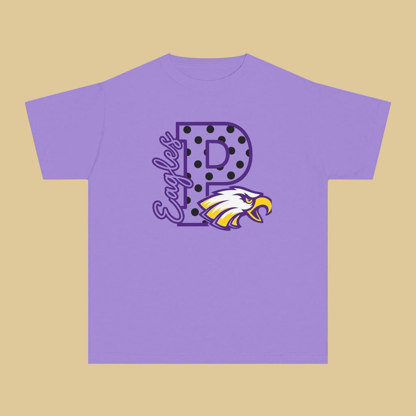 Youth Pecos Polka Dot Pride - Comfort Color Tee - 9 Colors
