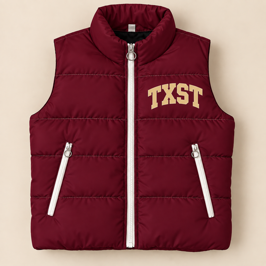 Custom Texas State Classic Puffer Vest - PREORDER