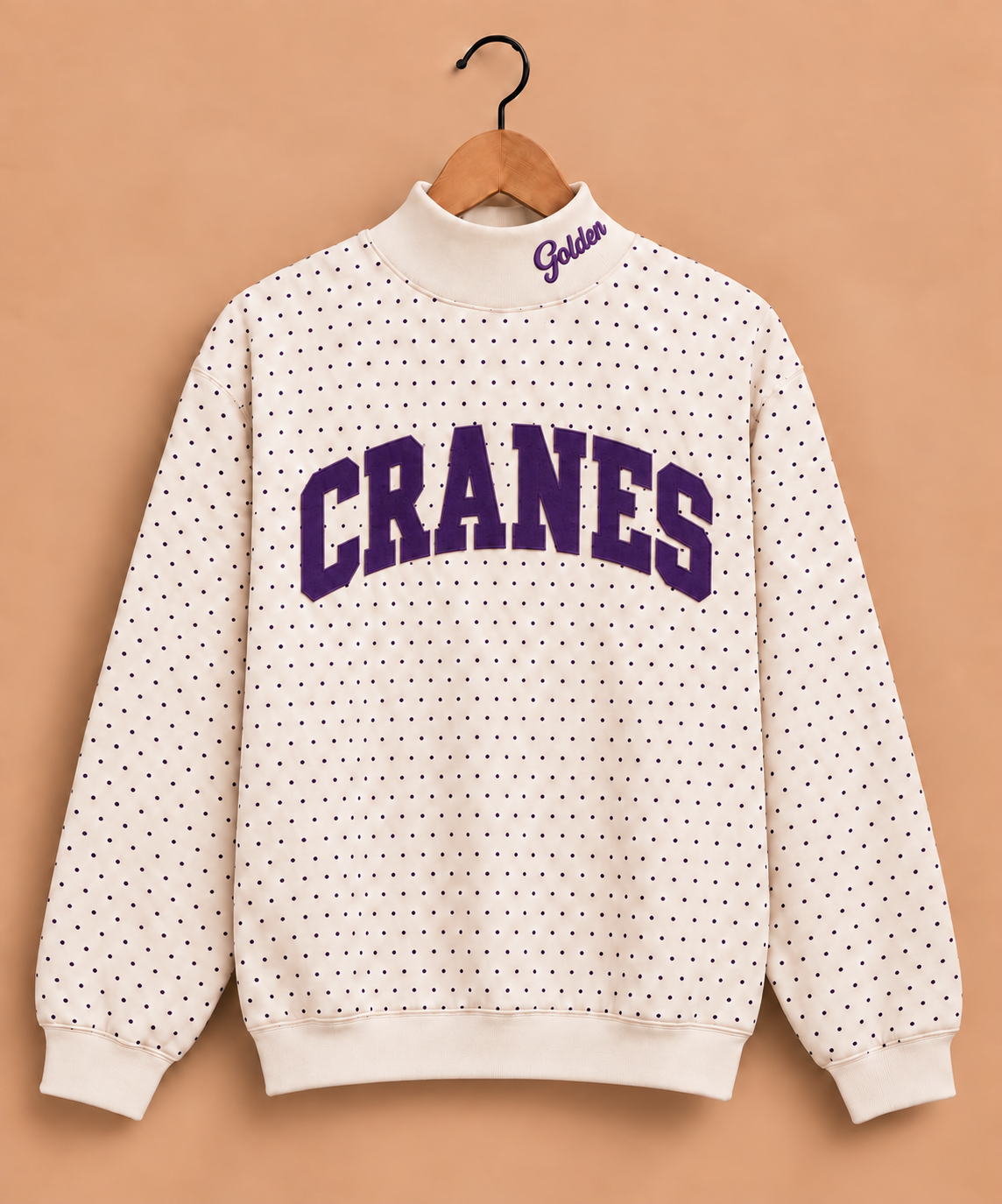 Crane Polkadot Mockneck