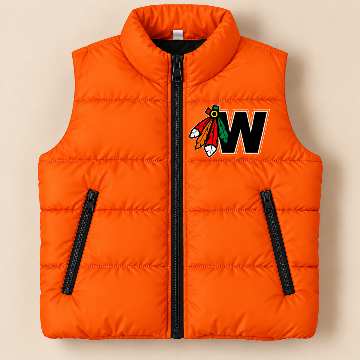 Westville Blackhawks Classic Puffer Vest - PREORDER