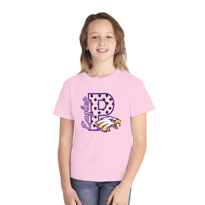 Youth Pecos Polka Dot Pride - Comfort Color Tee - 9 Colors