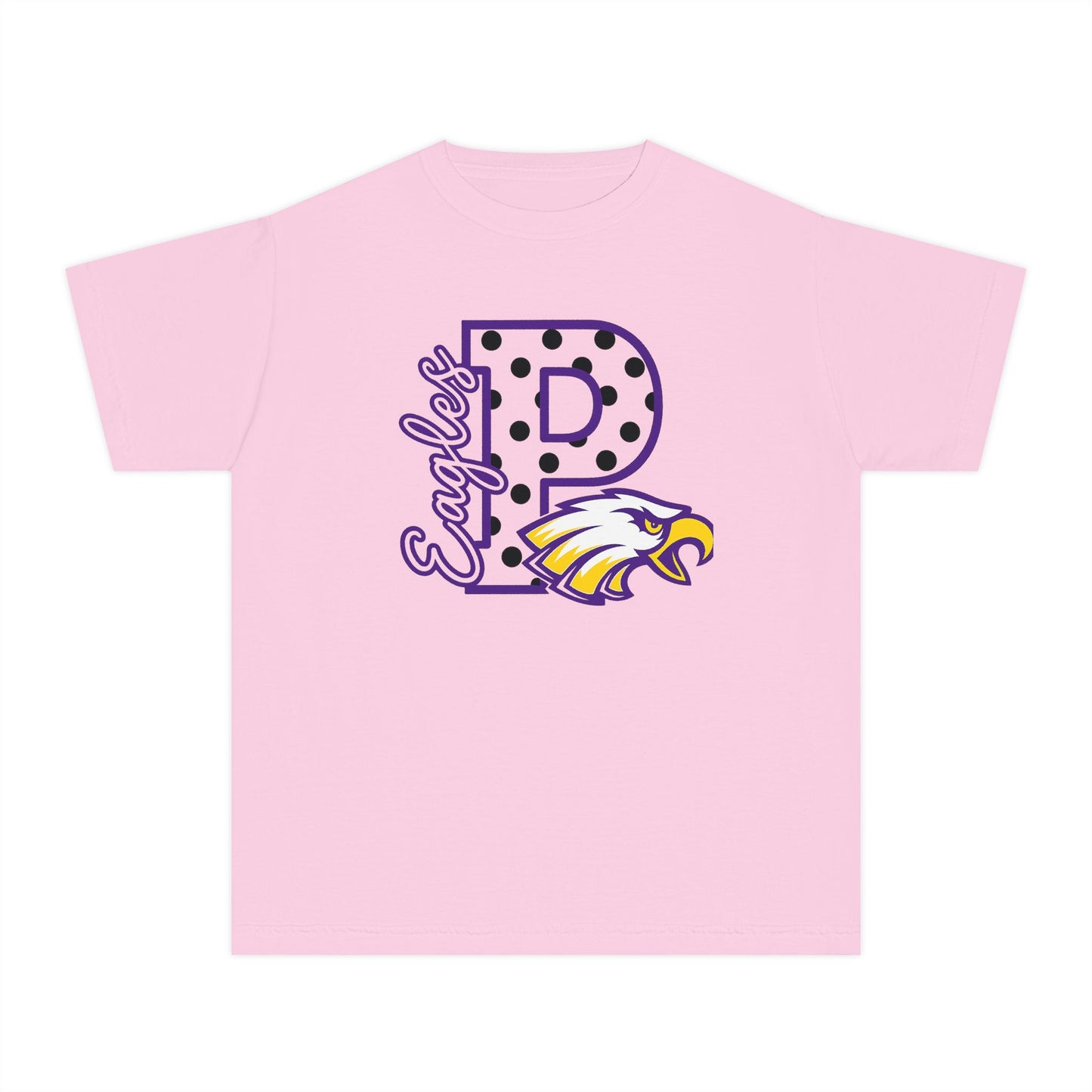 Youth Pecos Polka Dot Pride - Comfort Color Tee - 9 Colors