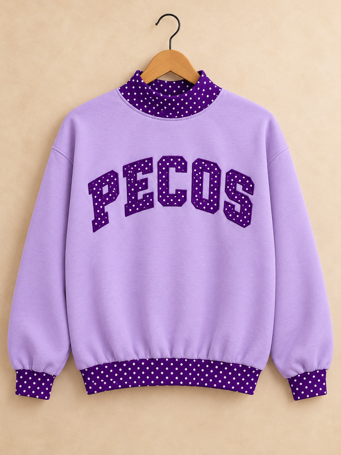 Pecos Eagles Mockneck - Purple