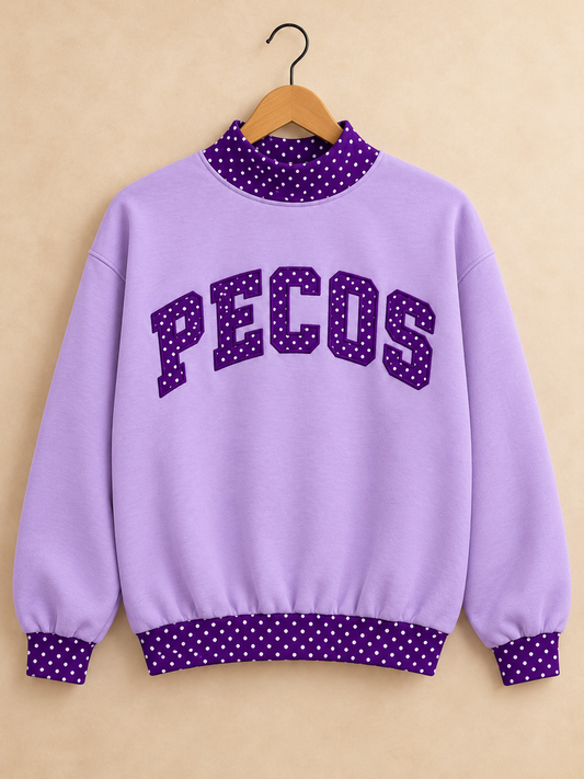 Pecos Eagles Mockneck - Purple