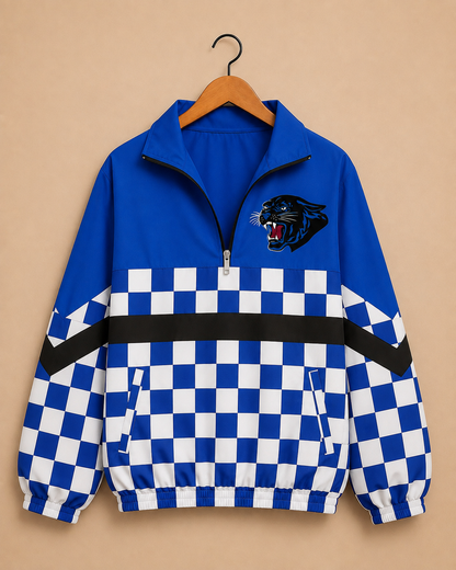 Game Day Checkered Fort Stockton Windbreaker