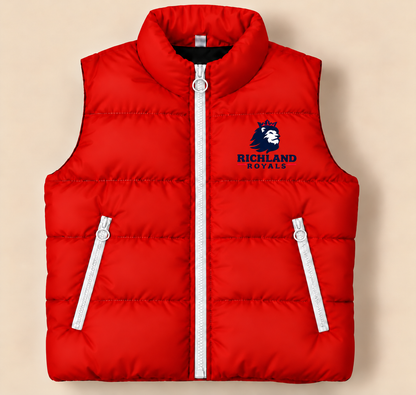 Richland Royals Classic Puffer Vest - PREORDER