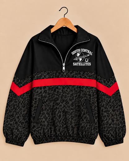 South Central Satellites Midnight Leopard Windbreaker