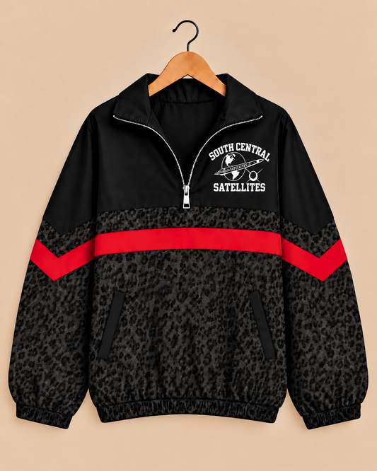 South Central Satellites Midnight Leopard Windbreaker
