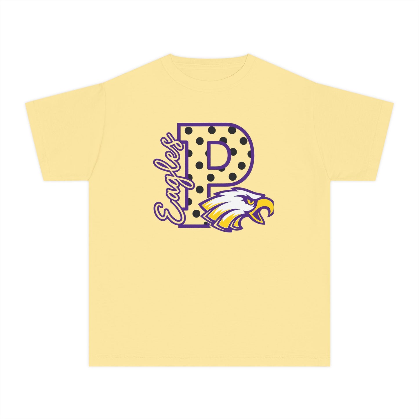 Youth Pecos Polka Dot Pride - Comfort Color Tee - 9 Colors