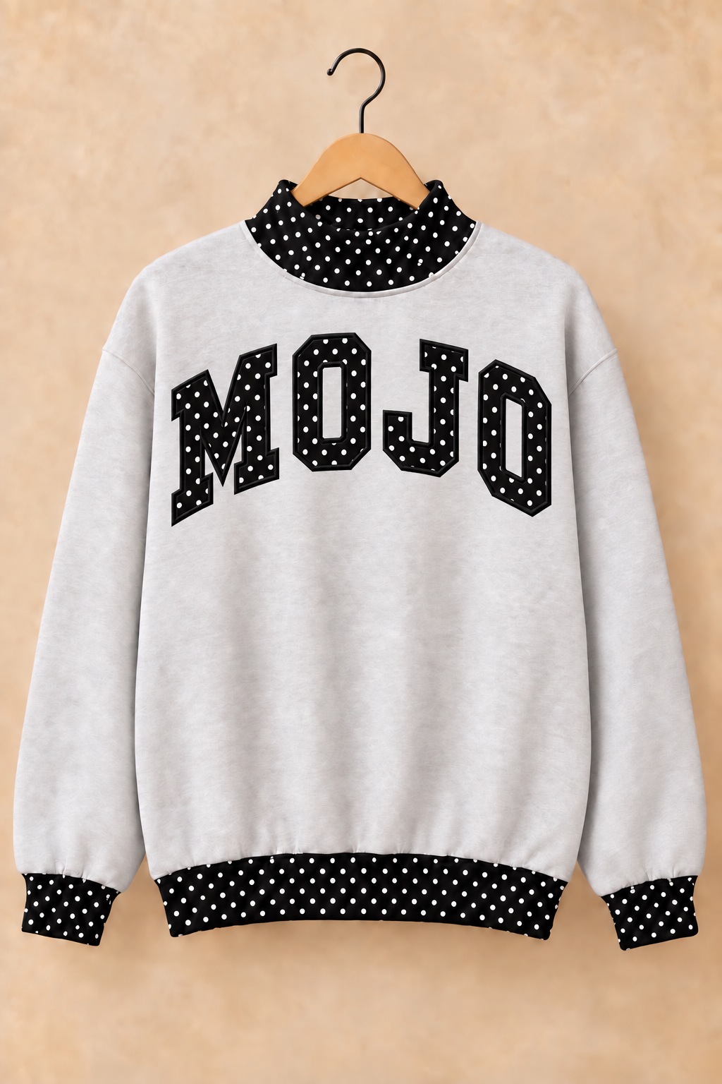 Permian Panthers Mockneck - Grey