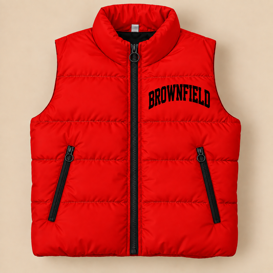 Custom Brownfield Classic Puffer Vest - PREORDER