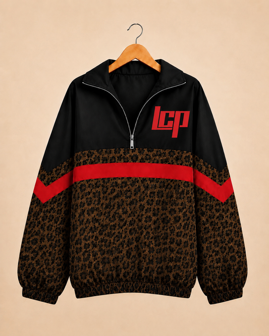 Wild Side Red & Black - Lubbock Cooper Windbreaker